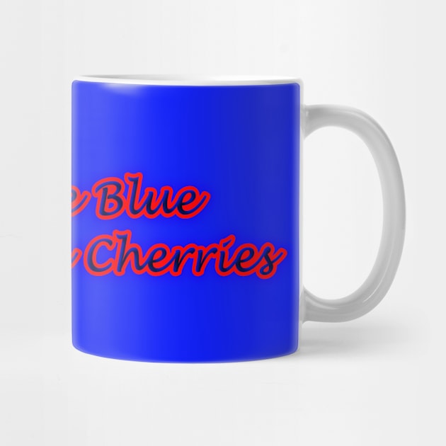 Back The Blue Respect The Cherries by Creative Creation